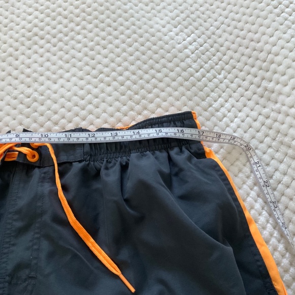 Men’s Nike Swim Trunks - Grey/Orange - Size XXL - Picture 11 of 13